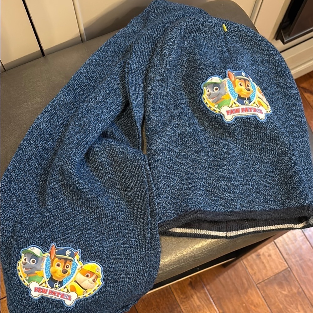 Paw Patrol Blue Kids hat & scarf